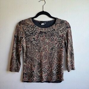 Vintage Y2K Brittany Black Mesh Top